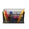 Mind Reader Black Mesh Storage Basket Organizer